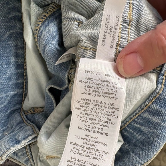 American Eagle Outfitters Women's Blue Jeans Size 10 Skinny Kick Medium Blue - Picture 8 of 8